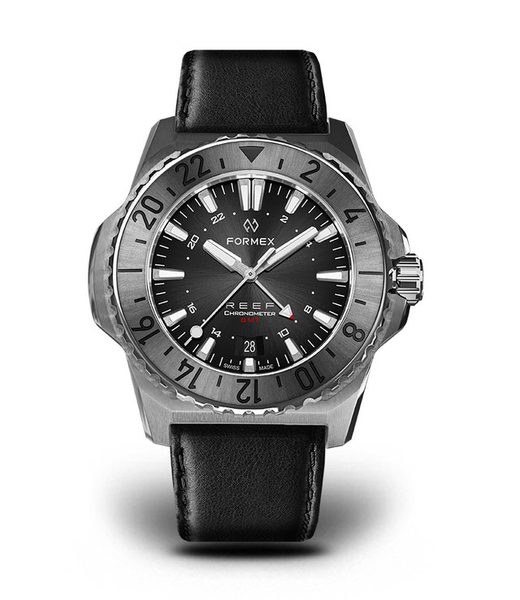 Formex Reef GMT Automatic Chronometer Black Dial with Red GMT