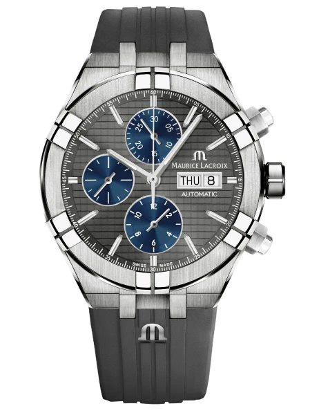 Maurice Lacroix Aikon Automatic Chronograph Titanium AI6038-TT030-330-2 + 5 let záruka, pojištění a dárek ZDARMA