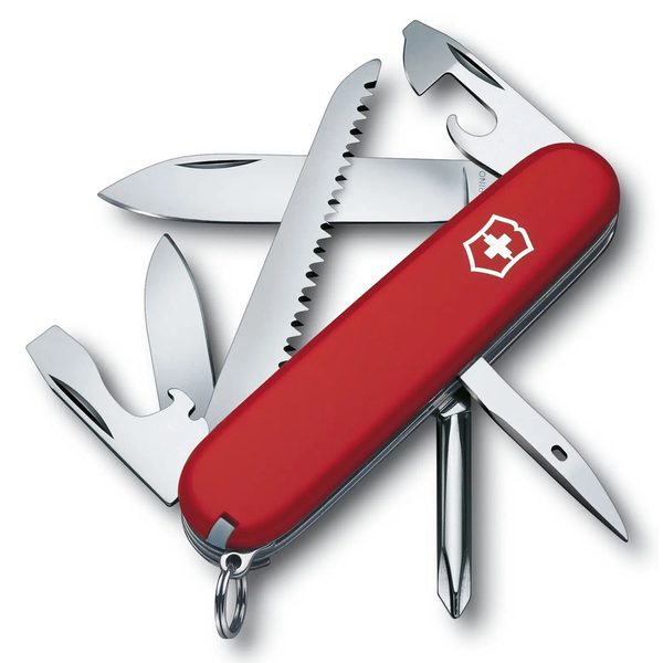Nůž Victorinox Hiker Red + 5 let záruka, pojištění a dárek ZDARMA