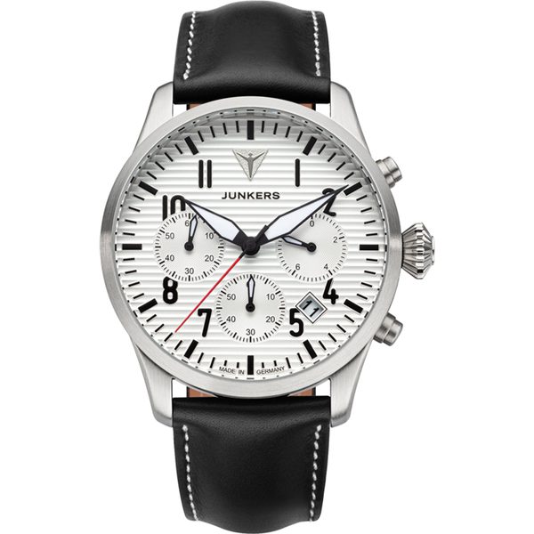 Junkers Flieger Chronograph 9.55.01.03 + 5 let záruka, pojištění a dárek ZDARMA