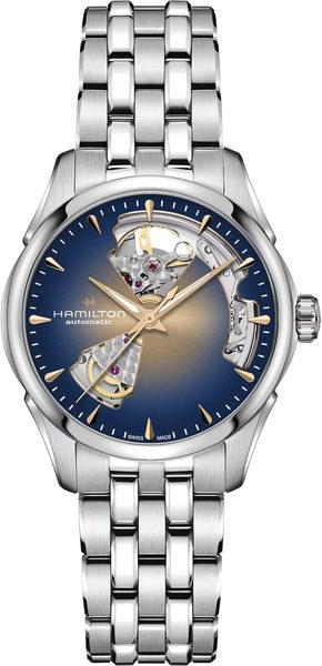 Levně Hamilton Jazzmaster Open Heart Lady Auto H32215101