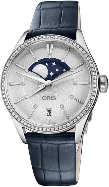 Oris Artelier Grande Lune Diamonds 01 763 7723 4951-07 5 18 66FC + 5 let záruka a dárek ZDARMA