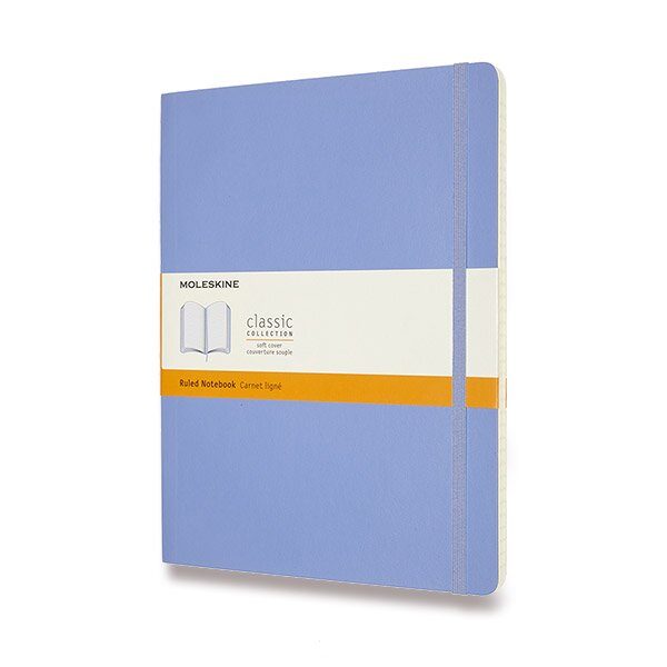 Zápisník Moleskine VÝBĚR BAREV - měkké desky - XL, linkovaný 1331/11292 - Zápisník Moleskine - měkké desky černý