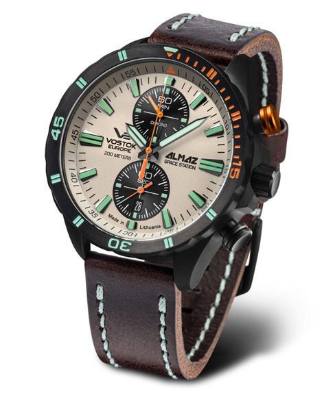 Vostok Europe Almaz Chrono Line 6S11-320C677 + 5 let záruka, pojištění a dárek ZDARMA