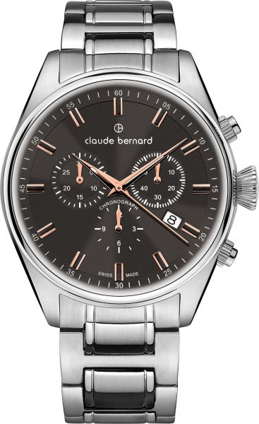 Claude Bernard Proud Heritage Chronograph 10254-3M-GIR + 5 let záruka, pojištění a dárek ZDARMA