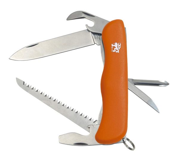 Kapesní nůž Mikov Praktik 115-NH-6/BK oranžový + 5 let záruka, pojištění a dárek ZDARMA