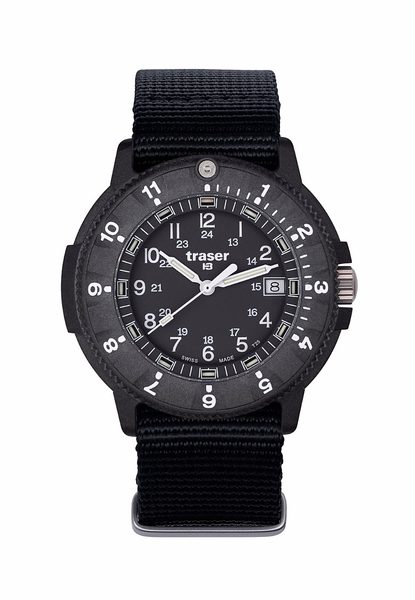 Levně Traser P65 Tactical Mission Black Nato