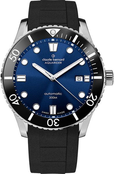 Levně Claude Bernard Aquarider Date Automatic 80129-3NBCA-BUIB + 5 let záruka, pojištění a dárek ZDARMA