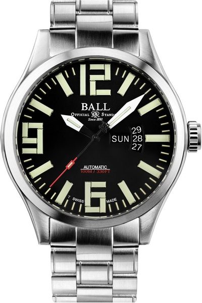 Levně Ball Engineer Master II Aviator NM1080C-S14A-BK + 5 let záruka, pojištění a dárek ZDARMA