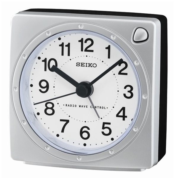 Budík Seiko Radio Controlled QHR201S + 5 let záruka, pojištění a dárek ZDARMA