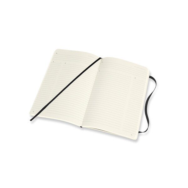 Zápisník Moleskine Professional VÝBĚR BAREV - měkké desky - L, linkovaný 1331/450270 - Zápisník Moleskine Professional - měkké desky tm. zelený