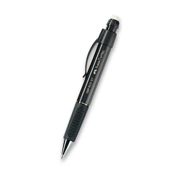 Levně Mechanická tužka Faber-Castell Grip Plus - Výběr barev 0041/1307 - černá + 5 let záruka, pojištění a dárek ZDARMA
