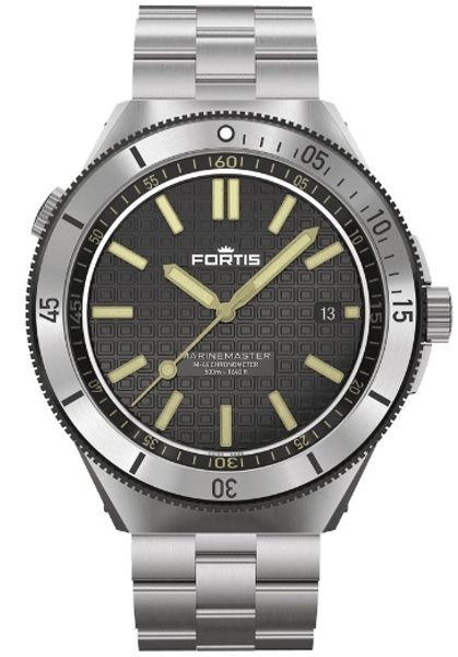 Levně Fortis Marinemaster M-44 Black Resin COSC F8120018 + 5 let záruka, pojištění a dárek ZDARMA