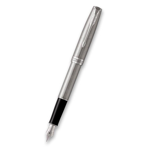 Plnicí pero Parker Sonnet Stainless Steel CT 1502/51315 - hrot F (slabý) + 5 let záruka, pojištění a dárek ZDARMA