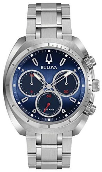 Bulova Curv Classic Chronograph 96A185 + 5 let záruka, pojištění a dárek ZDARMA