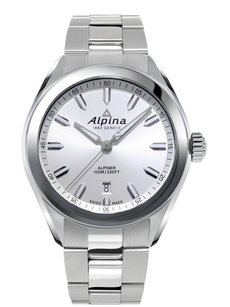 Alpina Alpiner Quartz AL-240SS4E6B + 5 let záruka, pojištění a dárek ZDARMA