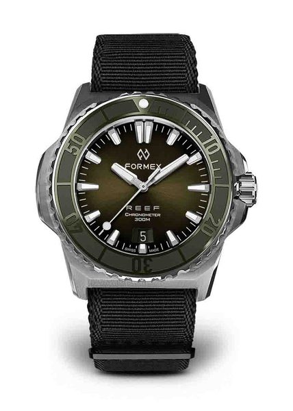 Levně Formex Reef 39,5 Automatic Chronometer Green Dial + 5 let záruka, pojištění a dárek ZDARMA