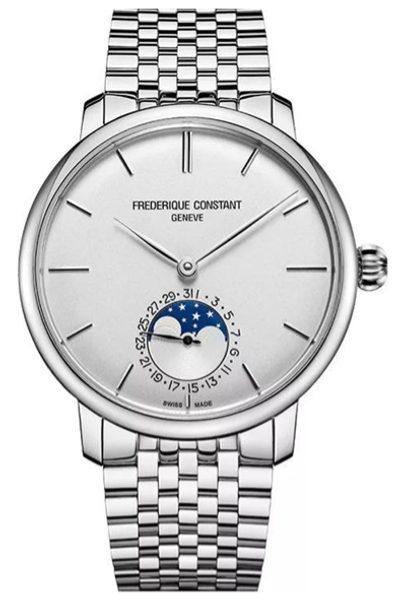 Levně Frederique Constant Manufacture Slimline Moonphase Automatic FC-705S4S6B + 5 let záruka, pojištění a dárek ZDARMA