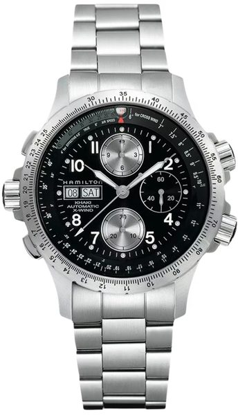 Levně Hamilton Khaki Aviation X-Wind Auto Chrono H77616133