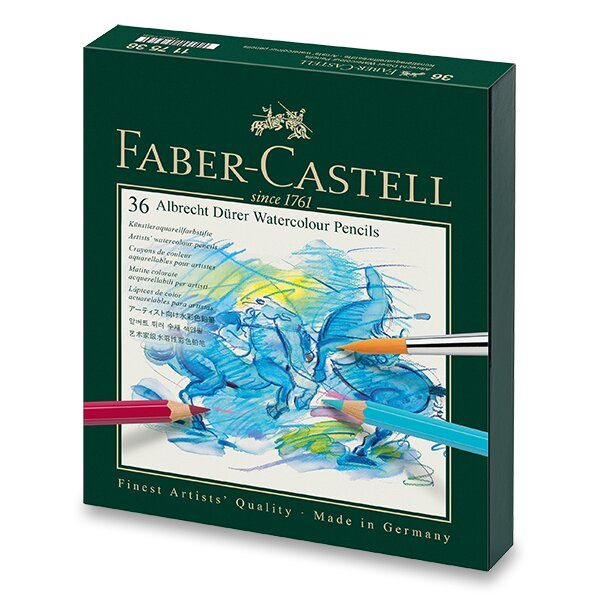 Levně Sada Akvarelové pastelky Faber-Castell Albrecht Dürer - studio box - 36 barev 0086/1175380 + 5 let záruka, pojištění a dárek ZDARMA