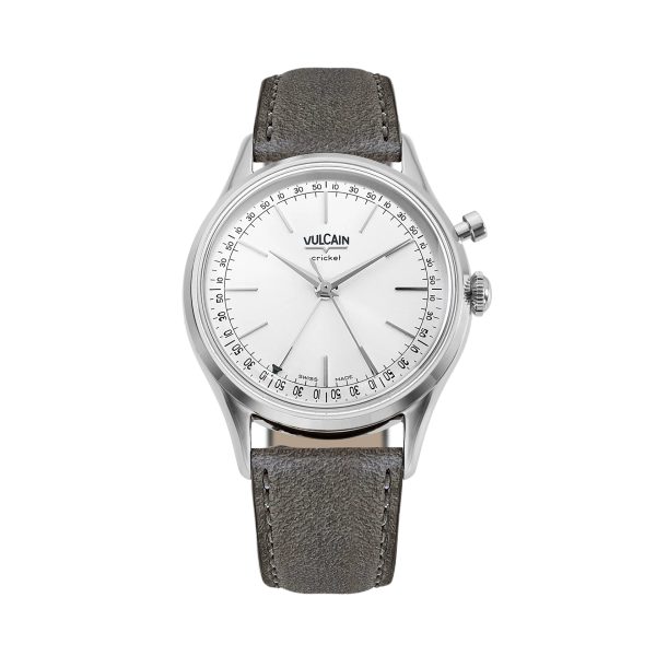 Vulcain Cricket President 39 mm - Silver - Grey