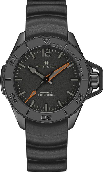 Hamilton Khaki Navy Frogman Auto H77845330 + 5 let záruka, pojištění a dárek ZDARMA