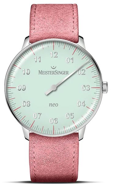 MeisterSinger Neo Special S-NES929S - Růžový kožený řemínek
