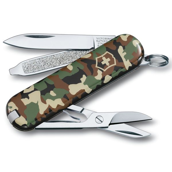 Levně Nůž Victorinox Classic SD Camouflage + 5 let záruka, pojištění a dárek ZDARMA