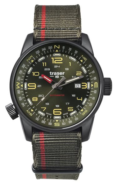 Traser P68 Pathfinder Automatic Green Nato + 5 let záruka, pojištění a dárek ZDARMA