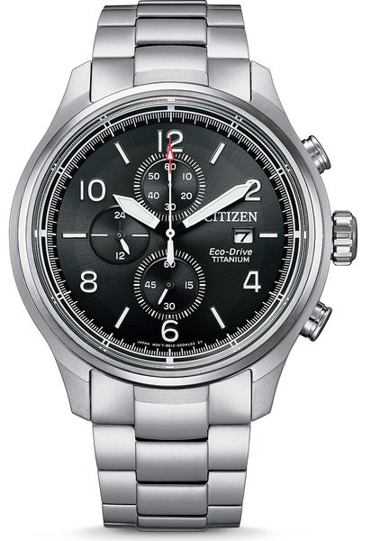 Levně Citizen Eco-Drive Super Titanium Chrono CA0810-88E + 5 let záruka, pojištění a dárek ZDARMA