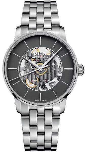 Levně Mido Baroncelli Signature Skeleton Gent M037.436.11.061.00 + 5 let záruka, pojištění a dárek ZDARMA