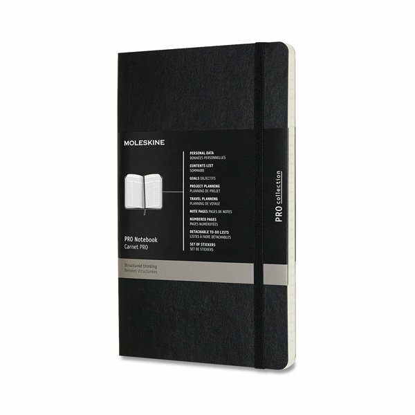 Levně Zápisník Moleskine Professional VÝBĚR BAREV - měkké desky - L, linkovaný 1331/450270 - Zápisník Moleskine Professional - měkké desky černý + 5 let záruka, pojištění a dárek ZDARMA