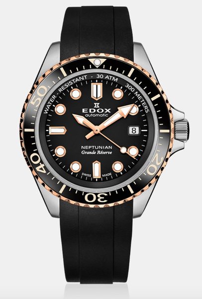 Levně EDOX Skydiver Neptunian Grande Reserve 80801-3NRCA-NIR