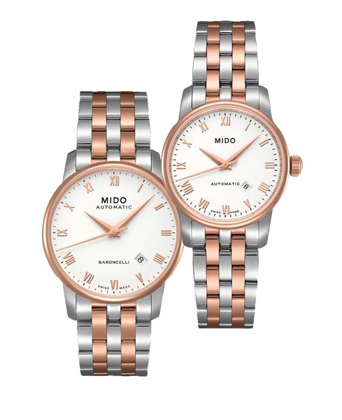 Levně SET Mido Baroncelli M8600.9.N6.1 a M7600.9.N6.1 + 5 let záruka, pojištění a dárek ZDARMA