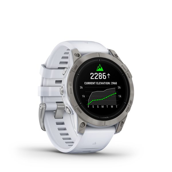 Garmin Epix™ Pro 47mm (Gen 2) Sapphire Edition Titanium / Whitestone Band - 010-02803-21 + 5 let záruka, pojištění a dárek ZDARMA