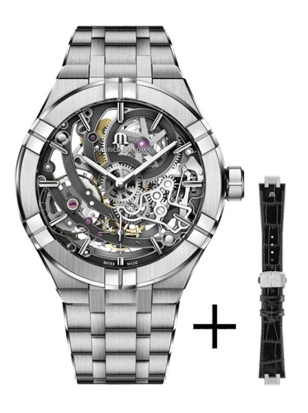 Levně Maurice Lacroix Aikon Automatic Skeleton AI6028-SS002-030-2 + 5 let záruka, pojištění a dárek ZDARMA