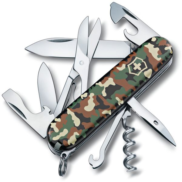Levně Nůž Victorinox Climber Camouflage + 5 let záruka, pojištění a dárek ZDARMA