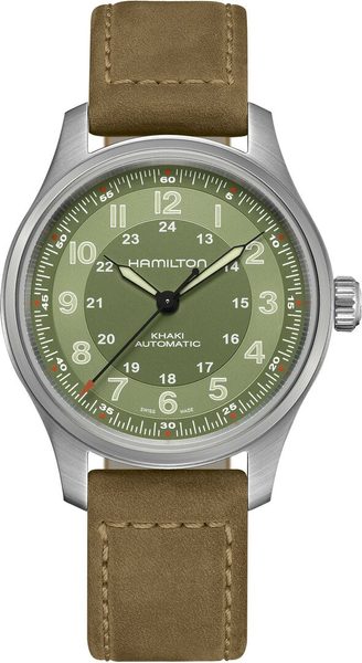 Hamilton Khaki Field Titanium Auto H70545560 + 5 let záruka, pojištění a dárek ZDARMA