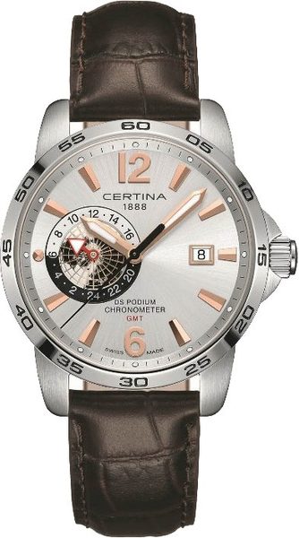 Certina DS Podium GMT C034.455.16.037.01 + 5 let záruka, pojištění a dárek ZDARMA