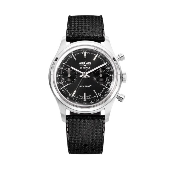 Vulcain Chronograph 70\'s - Black - Rubber