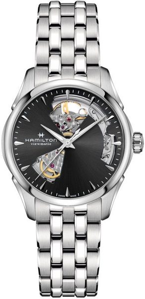 Levně Hamilton Jazzmaster Open Heart Lady Auto H32215130 + 5 let záruka, pojištění a dárek ZDARMA