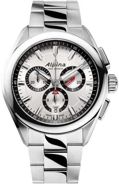 Alpina Alpiner Quartz Chronograph AL-373SB4E6B + 5 let záruka, pojištění a dárek ZDARMA