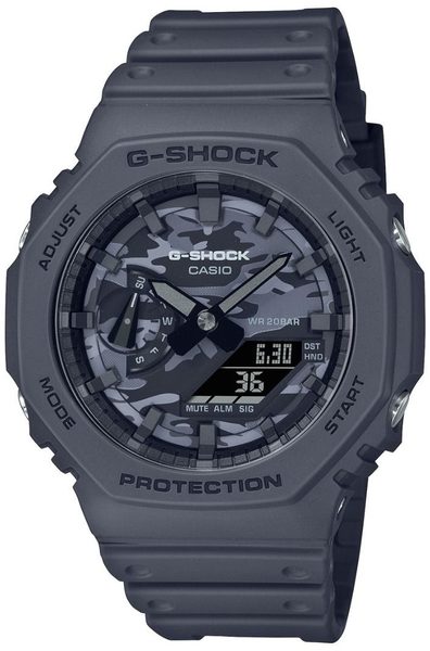 Casio G-Shock GA-2100CA-8AER + 5 let záruka, pojištění a dárek ZDARMA