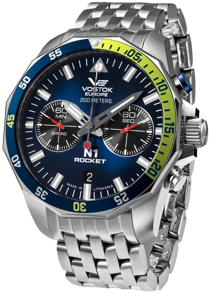 Levně Vostok Europe N-1 Rocket Chrono Line 6S21-225A708B + 5 let záruka, pojištění a dárek ZDARMA