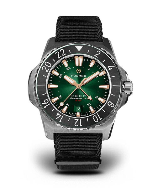 Formex Reef GMT Automatic Chronometer Green Dial with Rose Gold