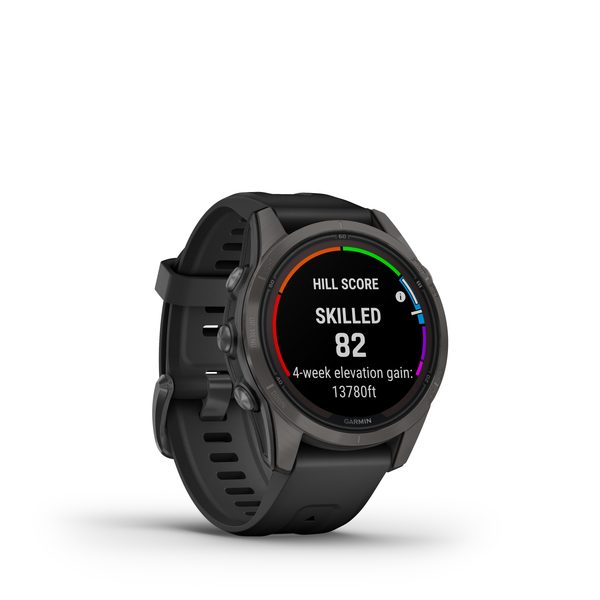 Levně Garmin Fēnix 7S Pro Sapphire Solar Edition Carbon Gray DLC Titanium / Black Band - 010-02776-11 + 5 let záruka, pojištění a dárek ZDARMA