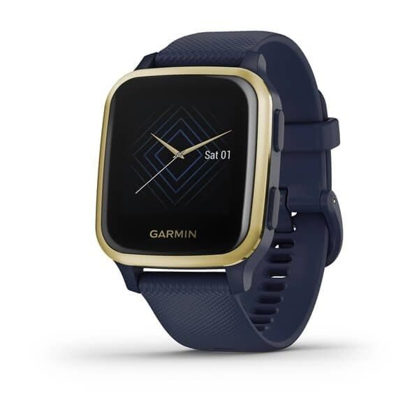 Garmin Venu Sq Music, LightGold/Blue Band 010-02426-12