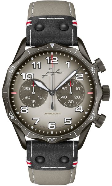 Levně Junghans Meister Pilot Chronoscope Desert 27/3398.00 + 5 let záruka, pojištění a dárek ZDARMA