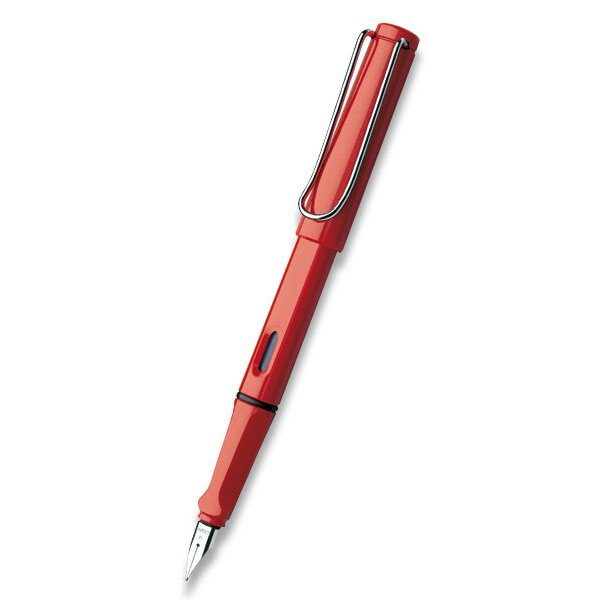 Plnicí pero Lamy Safari Shiny Red 1506/016526 - hrot M (střední) + 5 let záruka, pojištění a dárek ZDARMA