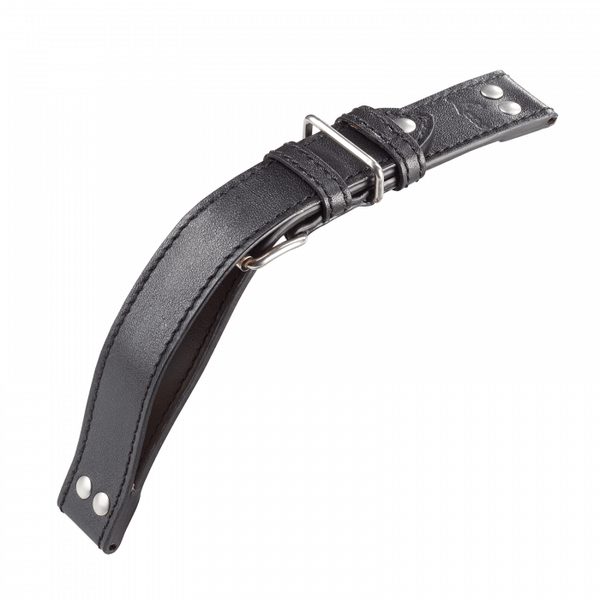 Řemínek Laco Fliegerlederband - černý - 20 mm - XL - Prodloužená délka